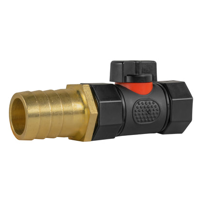 Inline Valve Kit – 25mm Brass Barb to ¾″ BSP Female Outlet