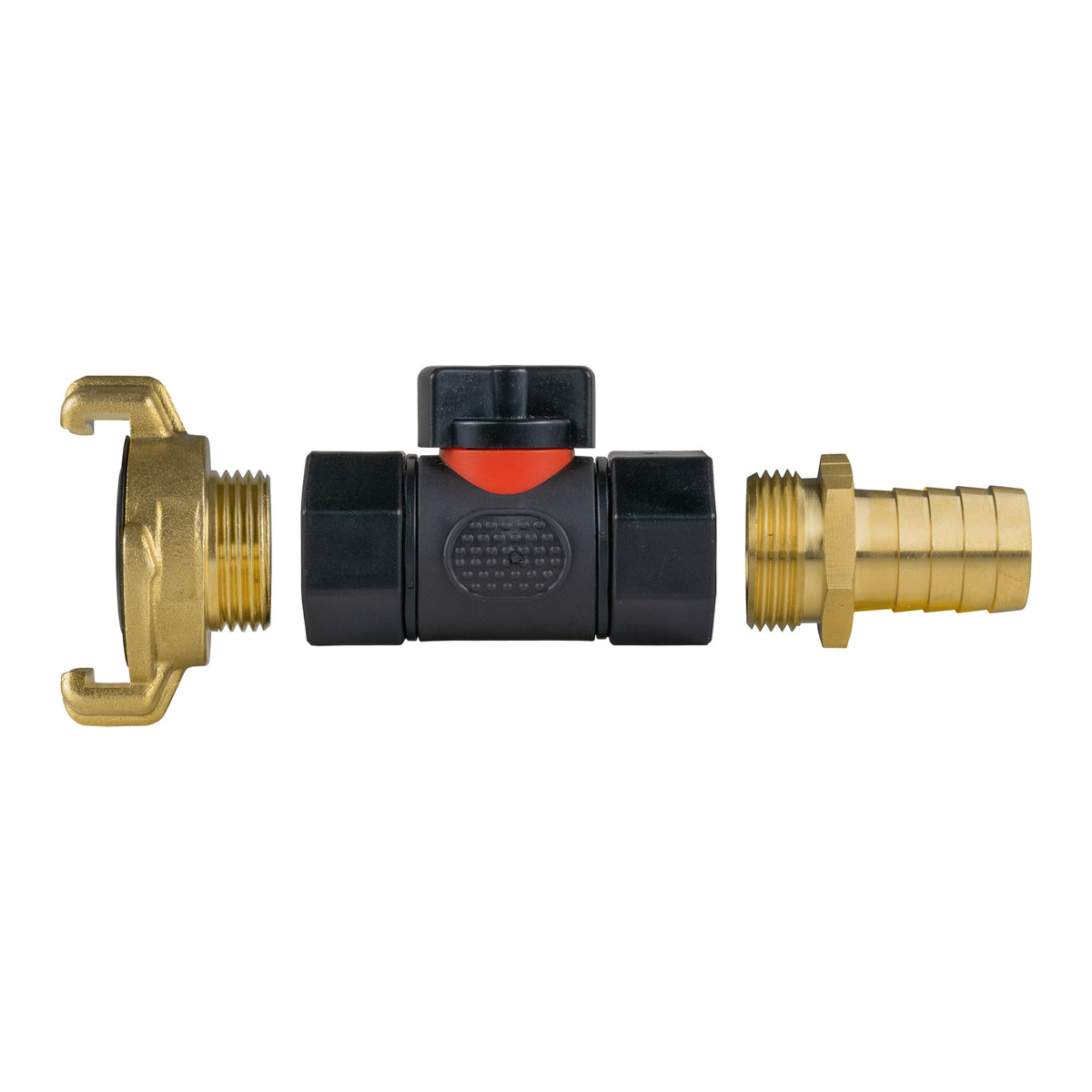 Inline Valve Kit – Claw Coupling to 19mm Brass Barb