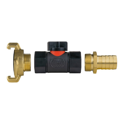 Inline Valve Kit – Claw Coupling to 19mm Brass Barb