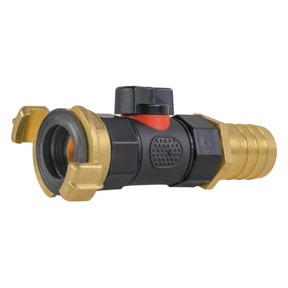 Inline Valve Kit – Claw Coupling to 25mm Brass Barb