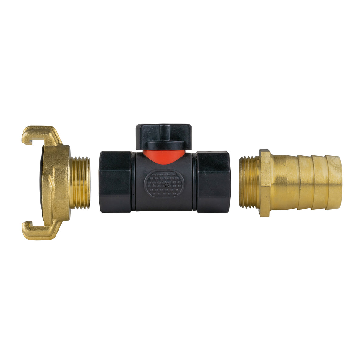 Inline Valve Kit – Claw Coupling to 25mm Brass Barb
