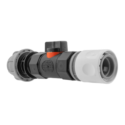 White Line Female Quick Coupling & Valve – 20mm MDPE Connector