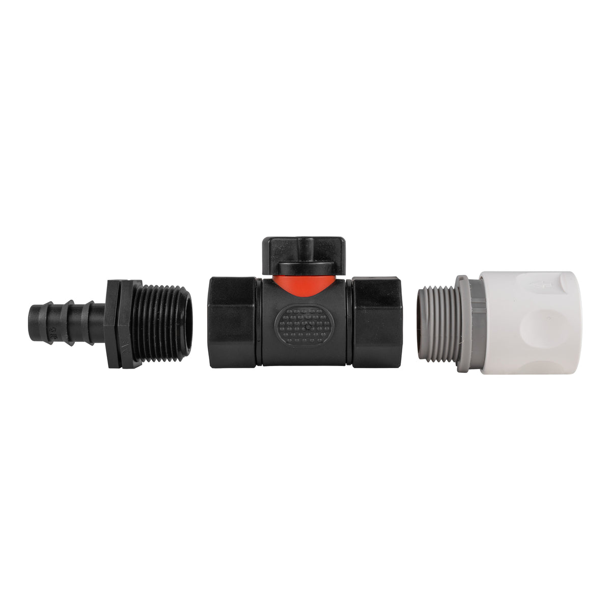 White Line Female Quick Coupling & Valve – 16mm Irrigation Barb