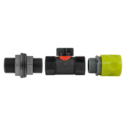 Lime Female Quick Coupling & Valve – Water-Butt Connector