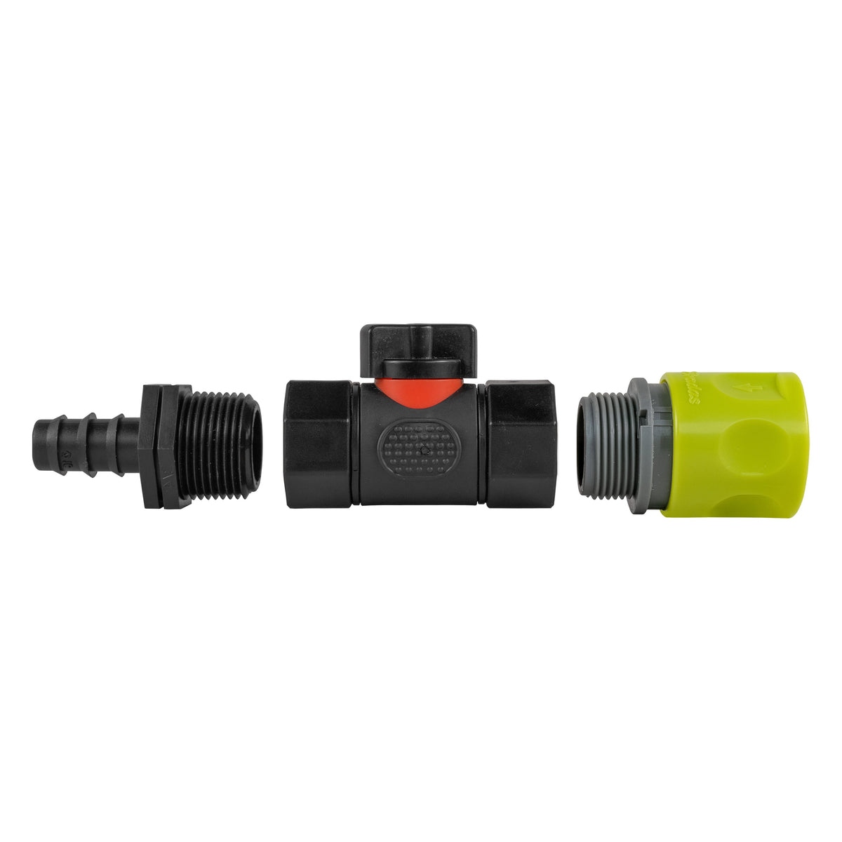 Lime Female Quick Coupling & Valve – 16mm Irrigation Barb