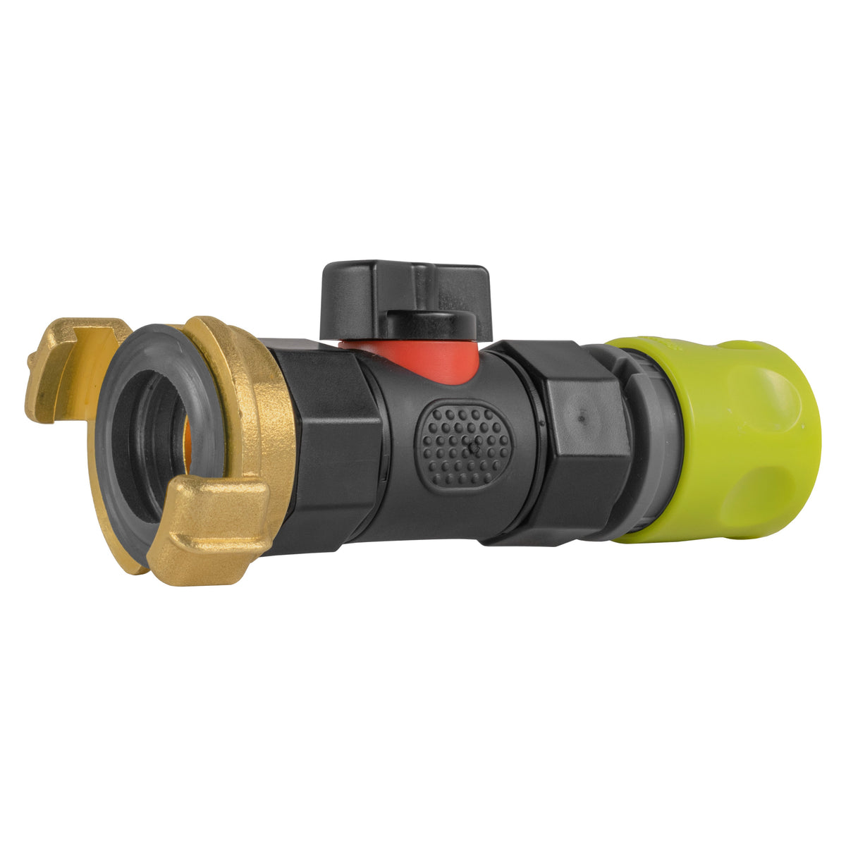 Lime Female Quick Coupling & Valve – Claw Coupling