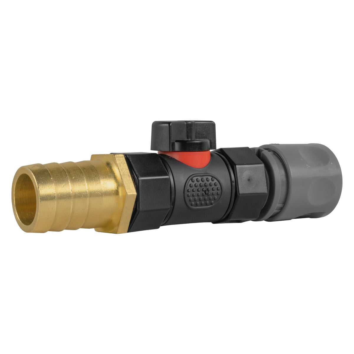 Lime Female Quick Coupling & Valve – 25mm Brass Barb