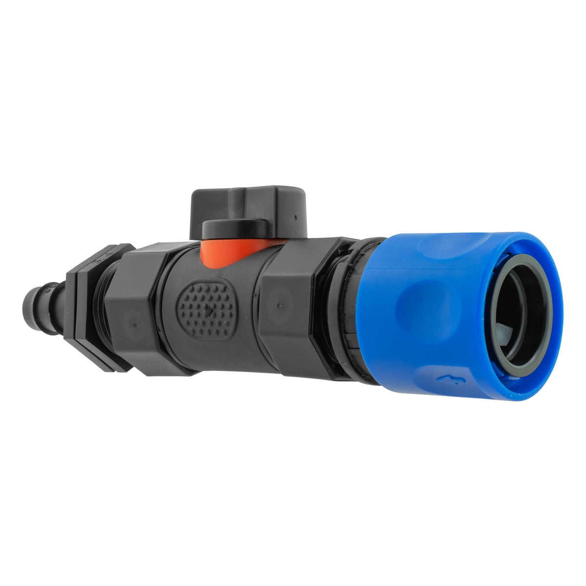 Blue Female Quick Coupling & Valve – 16mm Irrigation Barb