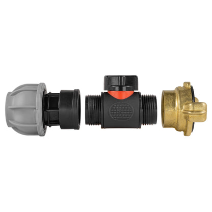 Inline Valve Kit – 20mm MDPE Connector to Claw Coupling
