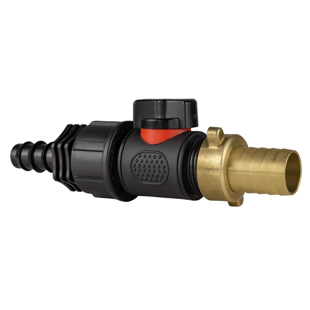 Inline Valve Kit – 16mm Irrigation Barb to 19mm Brass Barb