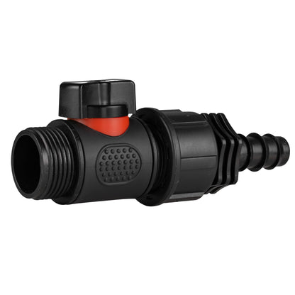 Inline Valve Kit – 16mm Irrigation Barb to ¾″ BSP Male Outlet