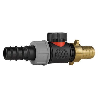 Inline Valve Kit – 20mm Irrigation Barb to 19mm Brass Barb