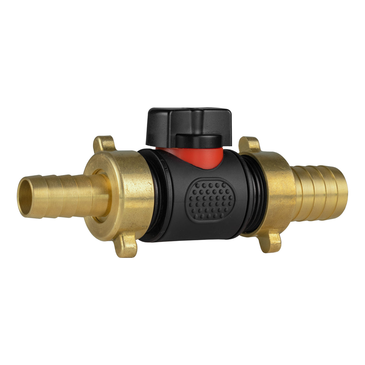 Inline Valve Kit – 13mm Brass Barb to 19mm Brass Barb