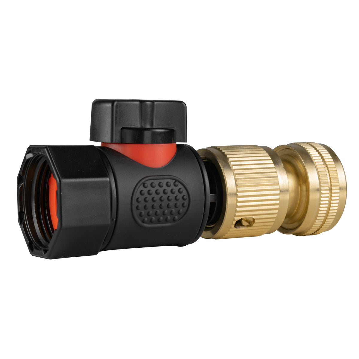 ¾″ BSP Female Valve Kit with Brass ½″ Hose Connector