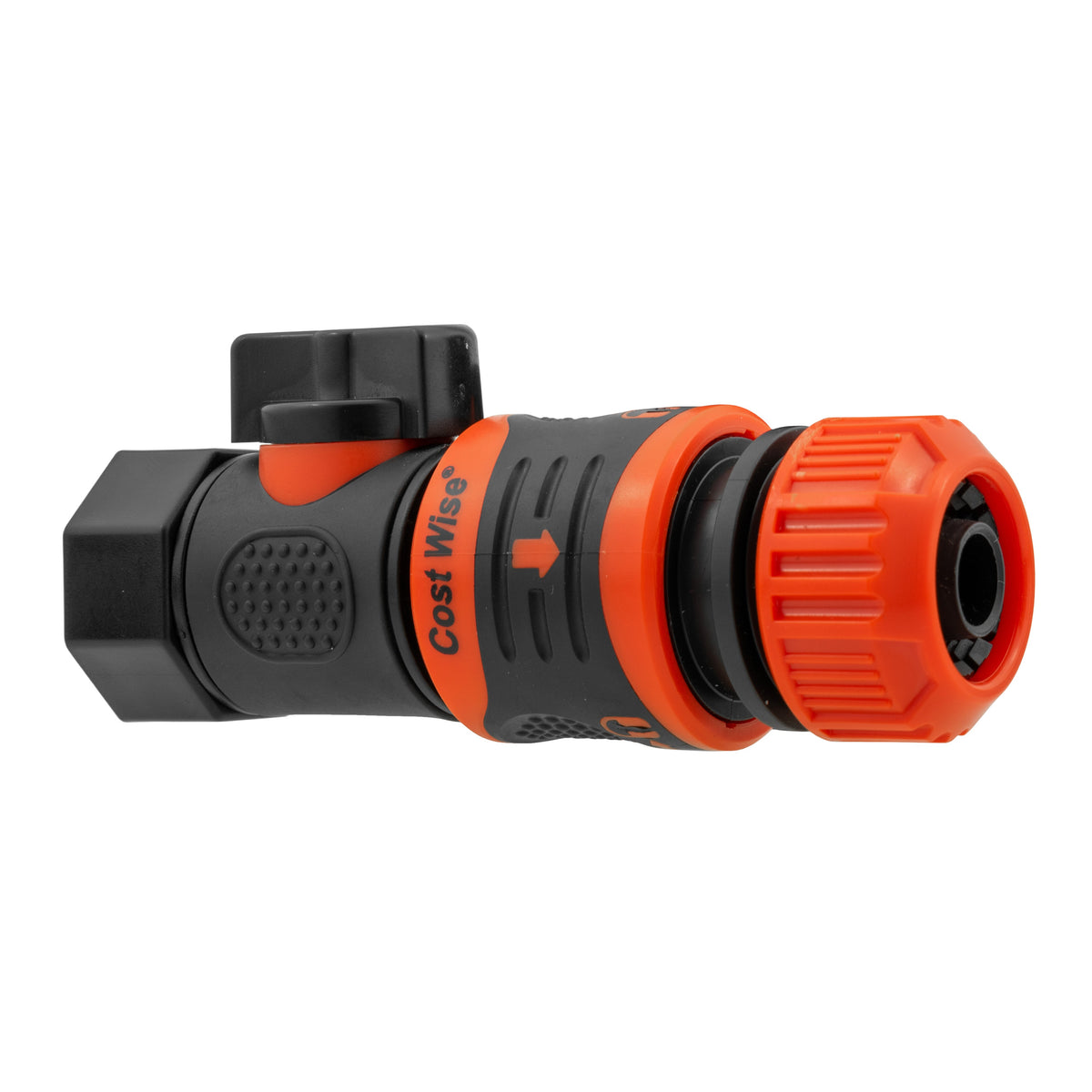 ¾″ BSP Female Valve Kit with Orange Locking ½″ Hose Connector