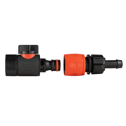 ¾″ BSP Female Valve Kit with 13mm Barbed Coupler