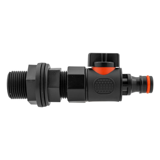 Water Butt Connector 3/4" BSP with Quick Connect Male Valve