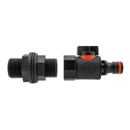 Water Butt Connector 3/4" BSP with Quick Connect Male Valve