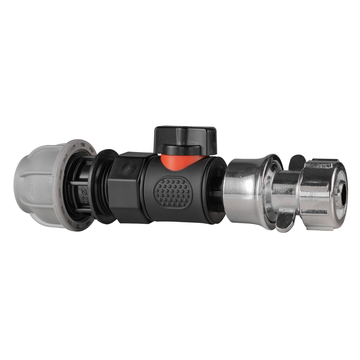 20mm MDPE Valve Kit with Zinc Hose Socket