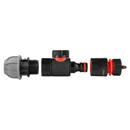 20mm MDPE Valve Kit with 4mm Micro-Barb Coupler