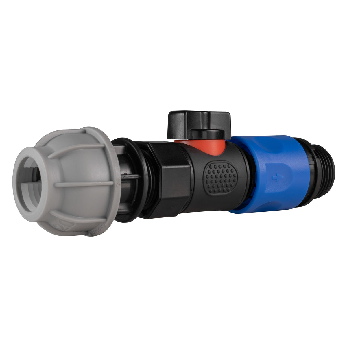 20mm MDPE Valve Kit with ¾″ BSP Male Coupler