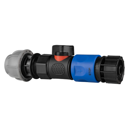 20mm MDPE Valve Kit with ¾″ BSP Female Coupler