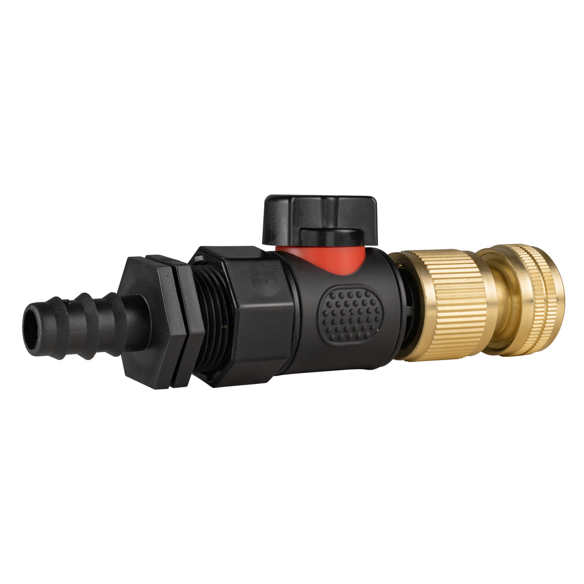 16mm Irrigation Barb Valve Kit with Brass ½″ Hose Connector
