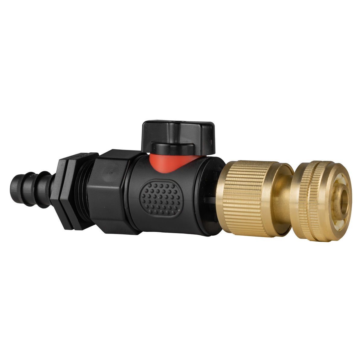 16mm Irrigation Barb Valve Kit with Brass ½″ Hose Connector