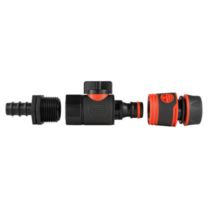 16mm Irrigation Barb Valve Kit with Soft-Touch ½″ Hose Connector