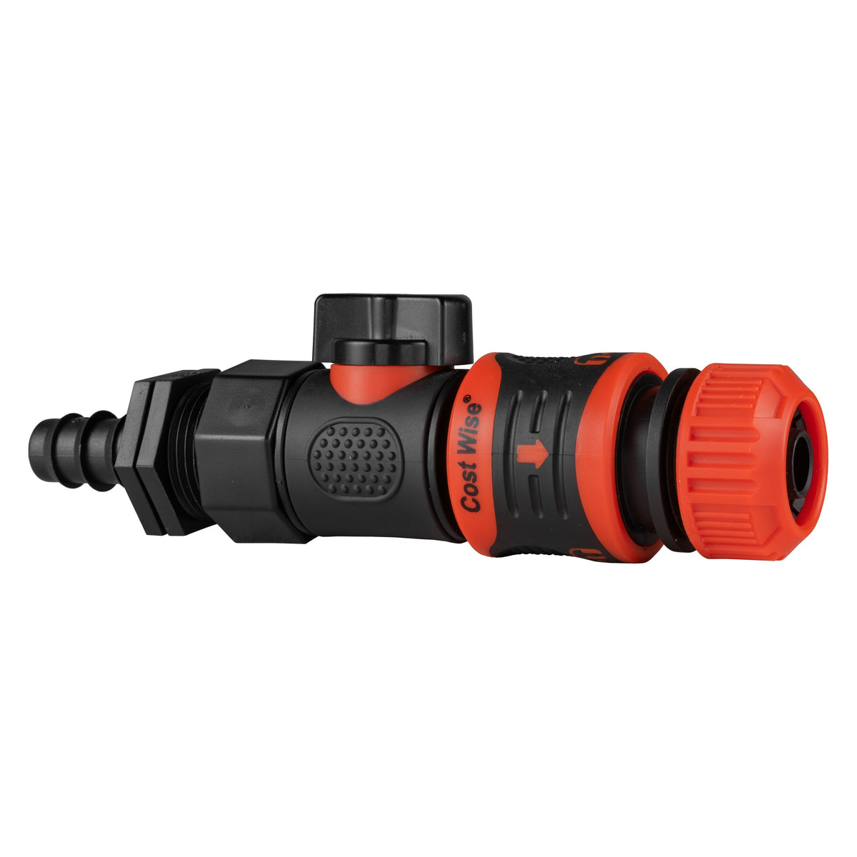16mm Irrigation Barb Valve Kit & Orange Locking ½″ Coupler