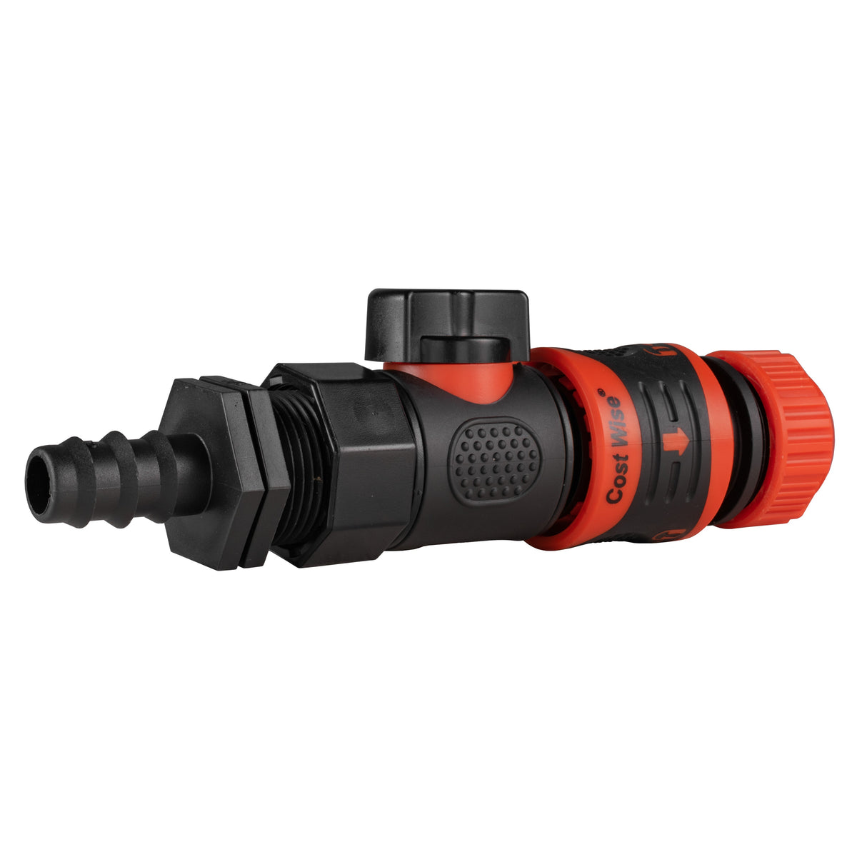 16mm Irrigation Barb Valve Kit & Orange Locking ½″ Coupler