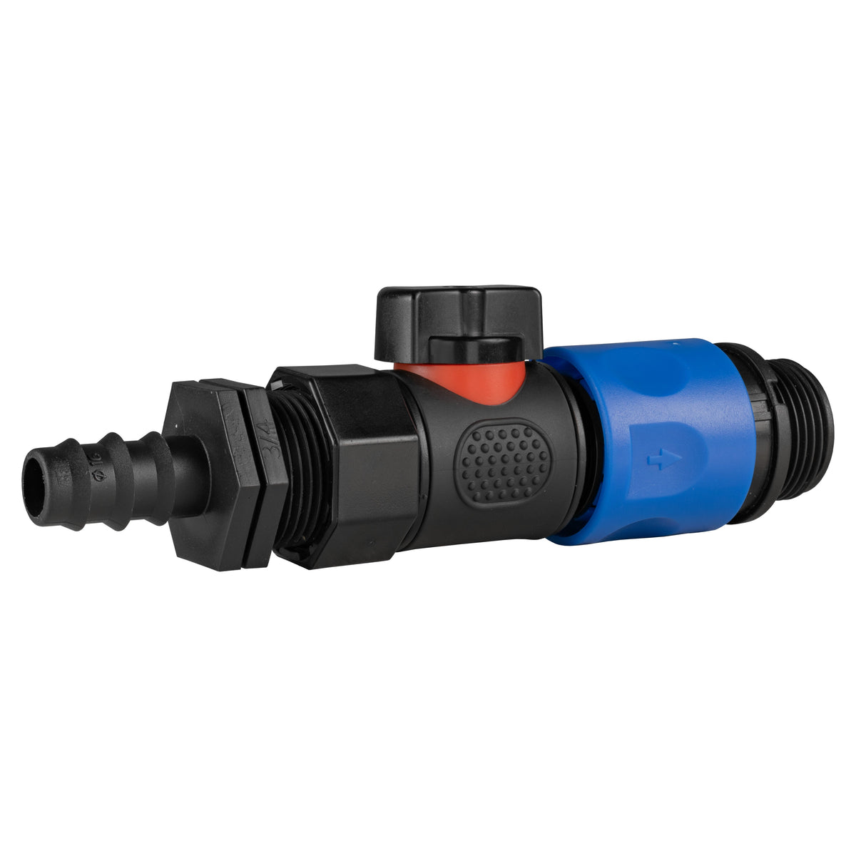 16mm Irrigation Barb Valve Kit with ¾″ BSP Male Coupler