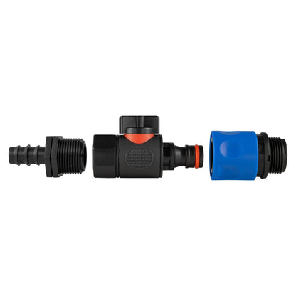 16mm Irrigation Barb Valve Kit with ¾″ BSP Male Coupler