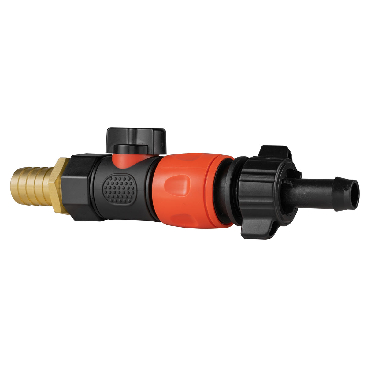 19mm Brass Barb Valve Kit with 13mm Barbed Coupler