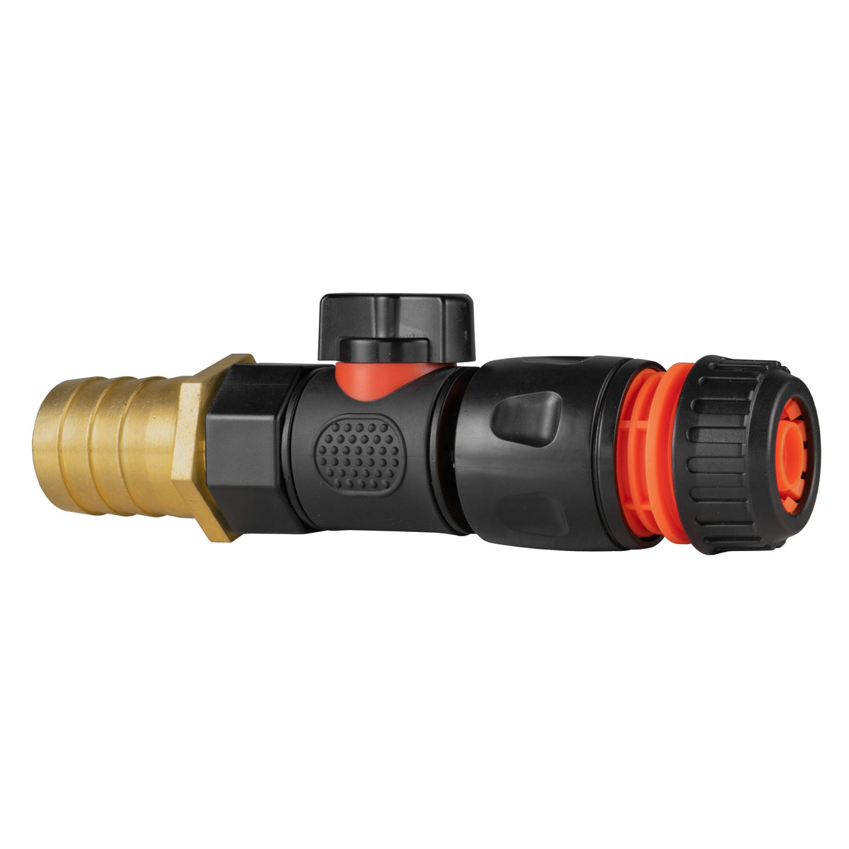 25mm Brass Barb Valve Kit with ½″ Hose Connector