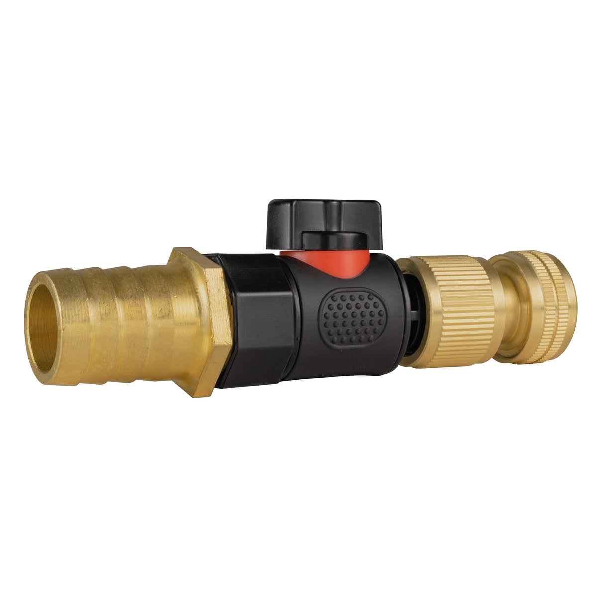 25mm Brass Barb Valve Kit with Brass ½″ Hose Connector
