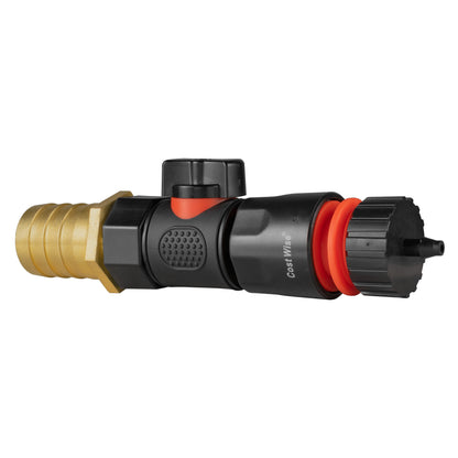 25mm Brass Barb Valve Kit with 4mm Micro-Barb Coupler