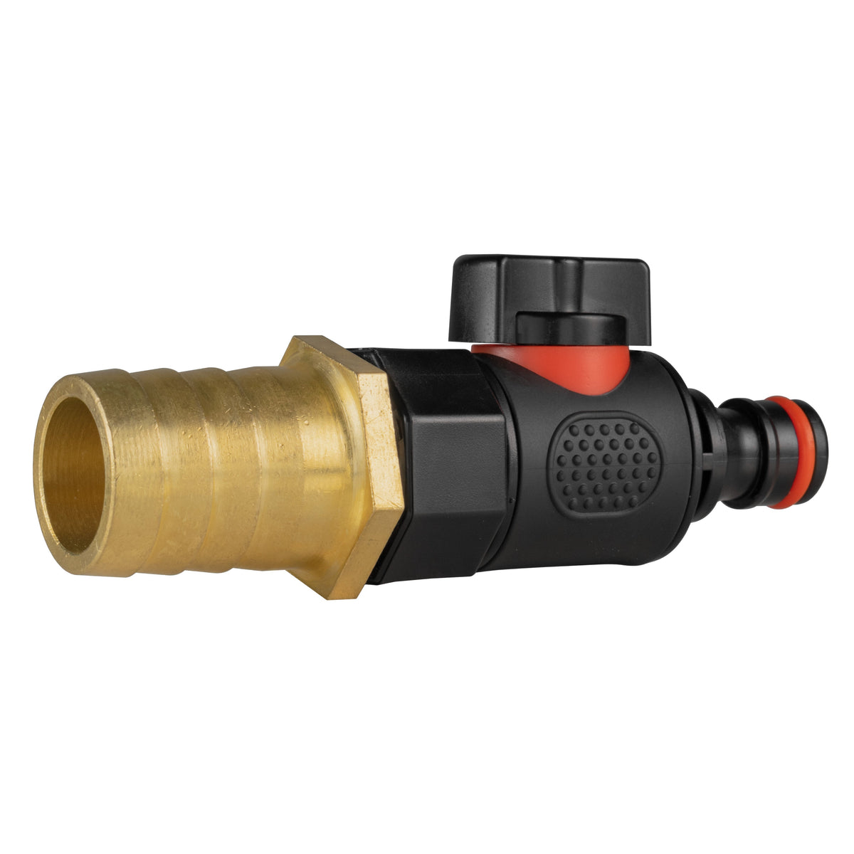 25mm Brass Barb to Male Quick-Connect Valve Kit