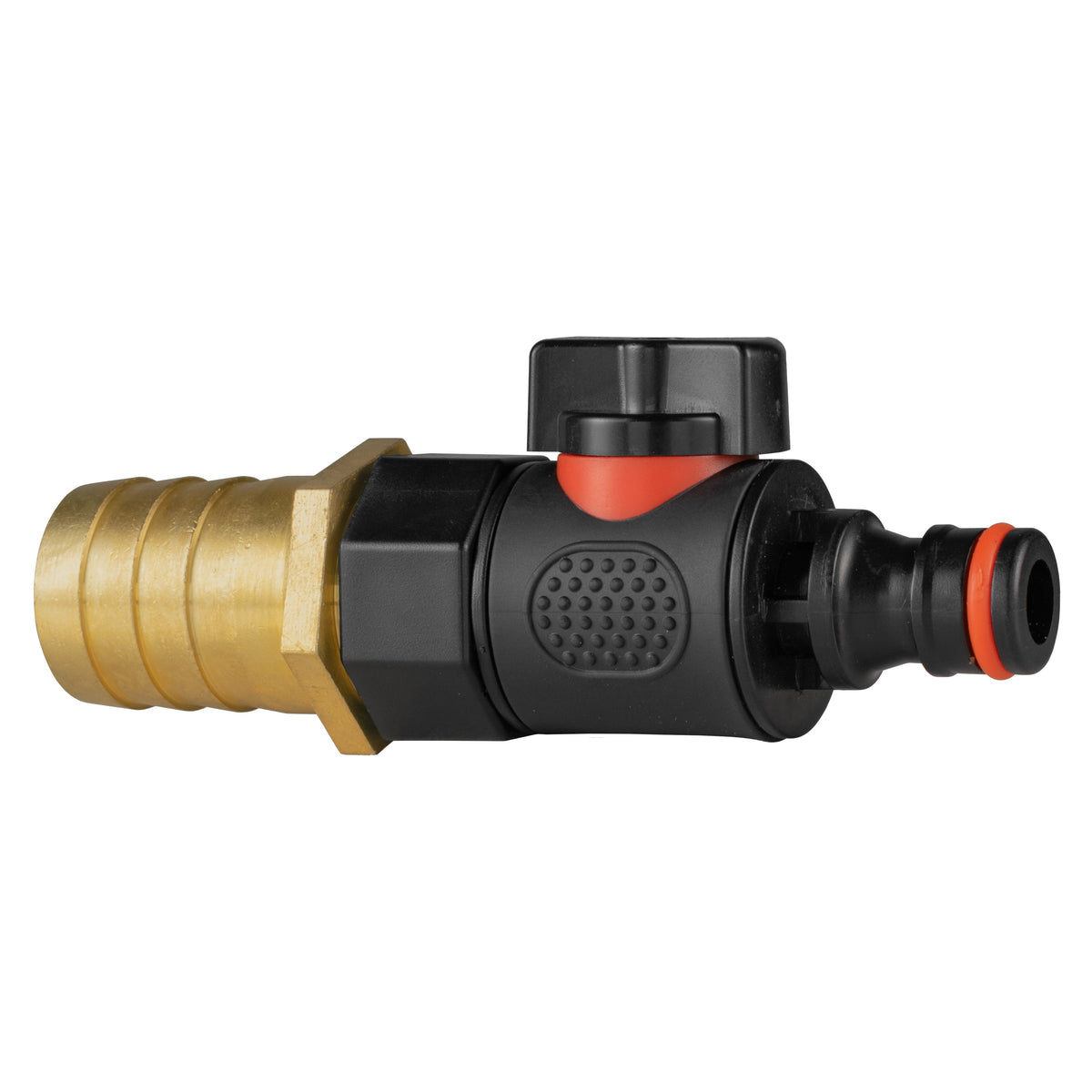 25mm Brass Barb to Male Quick-Connect Valve Kit