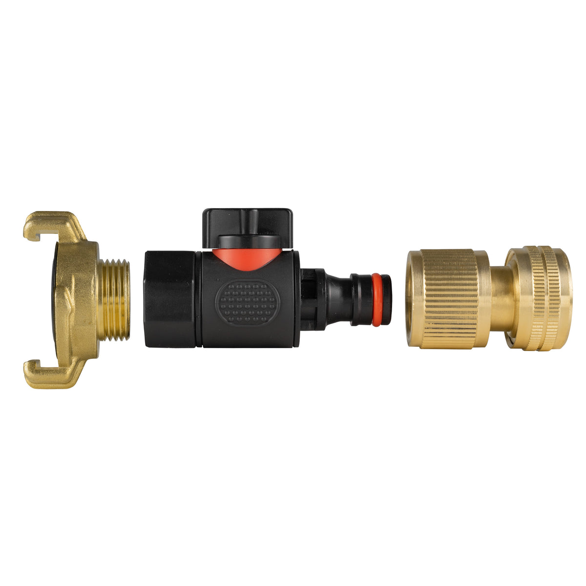 Geka-Type Claw Valve Kit with Brass ½″ Hose Connector