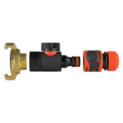 Geka-Type Claw Valve Kit & Orange Locking ½″ Coupler
