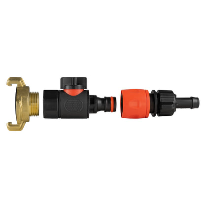 Geka-Type Claw Valve Kit with 13mm Barbed Coupler