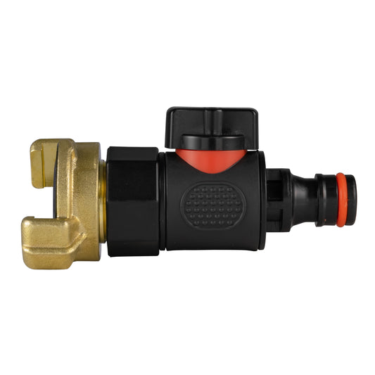 Geka Type Connector with Quick Connect Male Valve