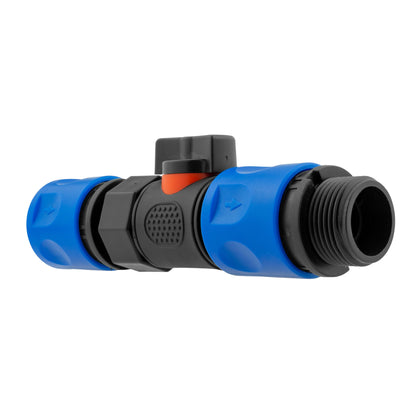 Blue Female Quick Coupling Valve Kit – ¾″ BSP Male Coupler