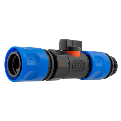 Blue Female Quick Coupling Valve Kit – ¾″ BSP Male Coupler