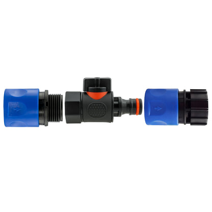 Blue Female Quick Coupling Valve Kit – ¾″ BSP Female Coupler