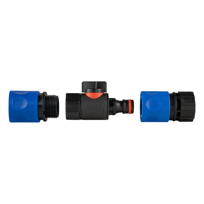 Blue Female Quick Coupling Valve Kit – ½″ Hose Connector