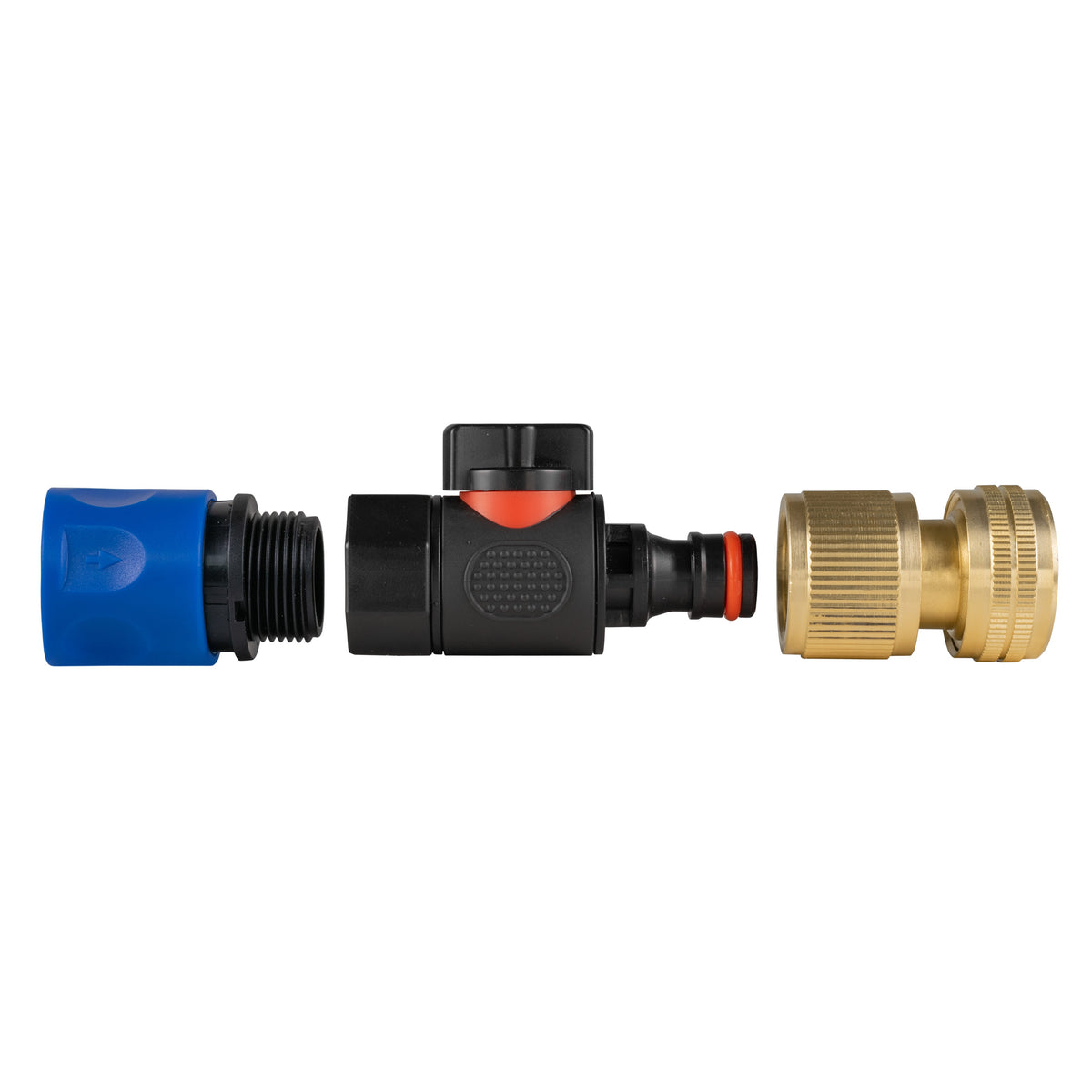 Blue Female Quick Coupling Valve Kit – Brass ½″ Hose Connector