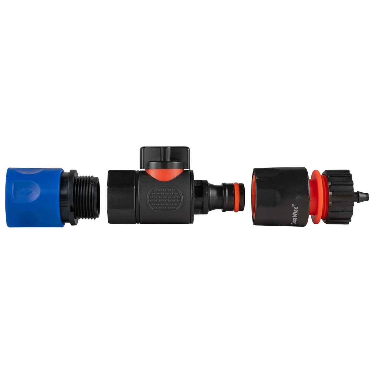 Blue Female Quick Coupling Valve Kit – 4mm Micro-Barb Coupler
