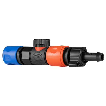 Blue Female Quick Coupling Valve Kit – 13mm Barbed Coupler